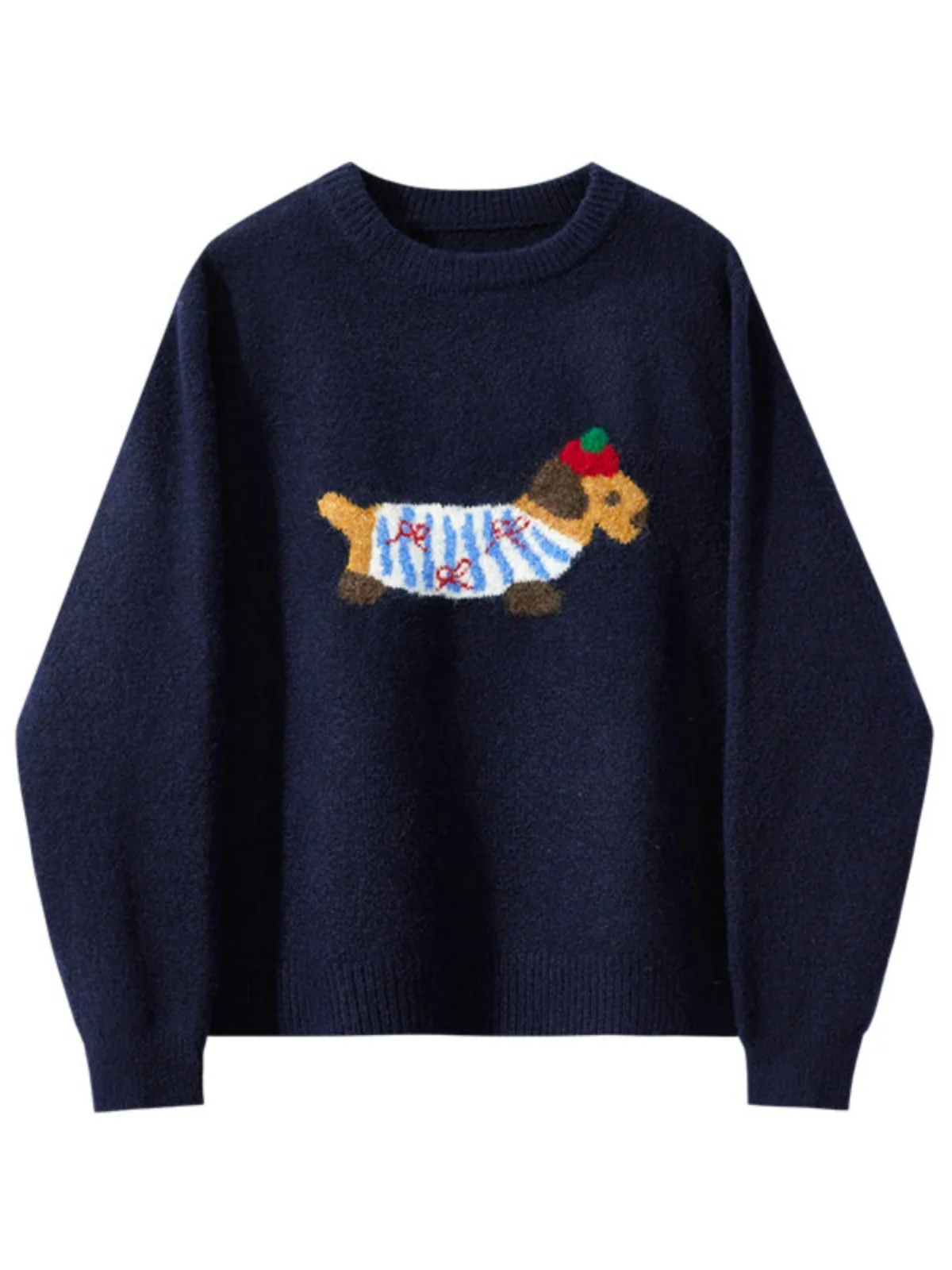 Thickened Dog Pattern Sweater Women's Autumn Winter New Style Loose Knitted Inner Wear Casual Atmosphere Loose Base Layer Top
Thickened Dog Pattern Sweater Women's Autumn Winter New Style Loose Knitted Inner Wear Casual Atmosphere Loose Base Layer Top
