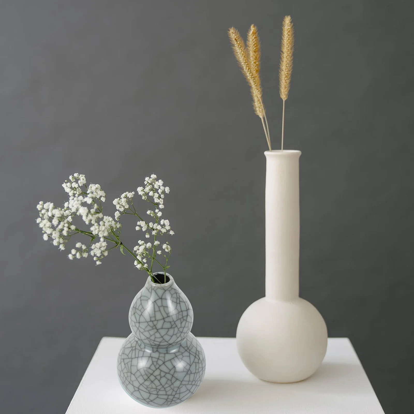 1Pcs Ceramic Gourd Vase Flower Arrangement Home Decoration Desk Floral Container Decorative Vase Adornment Desktop Decor
1Pcs Ceramic Gourd Vase Flower Arrangement Home Decoration Desk Floral Container Decorative Vase Adornment Desktop Decor