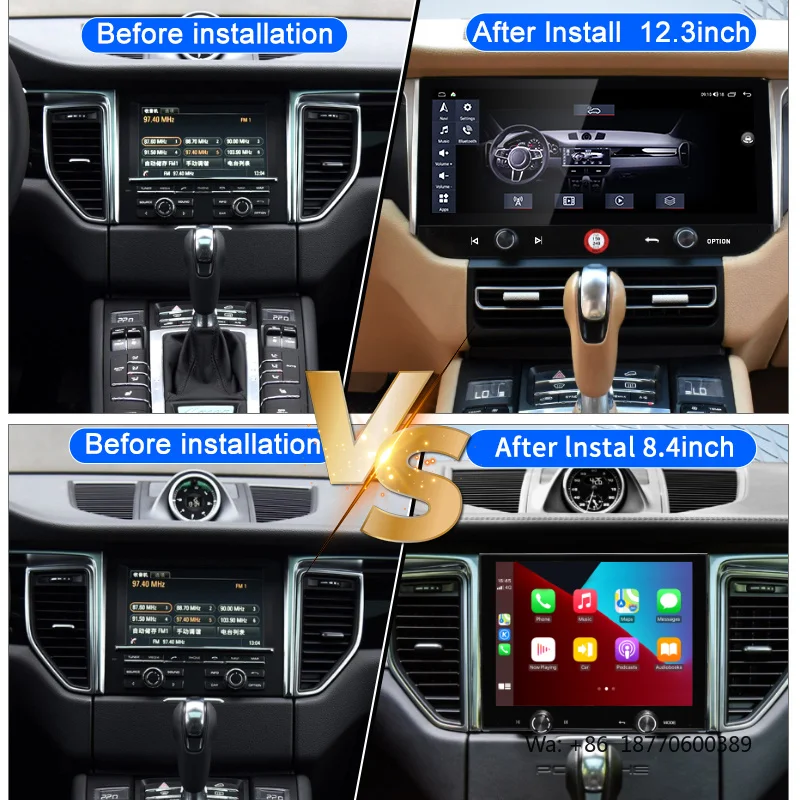 STWEI for Porsche Macan PCM3.0 PCM4.0 2014- 2017 12.3 Inch Android14 Carplay Car Radio Multimedia Player 4G GPS Navigation
STWEI for Porsche Macan PCM3.0 PCM4.0 2014- 2017 12.3 Inch Android14 Carplay Car Radio Multimedia Player 4G GPS Navigation