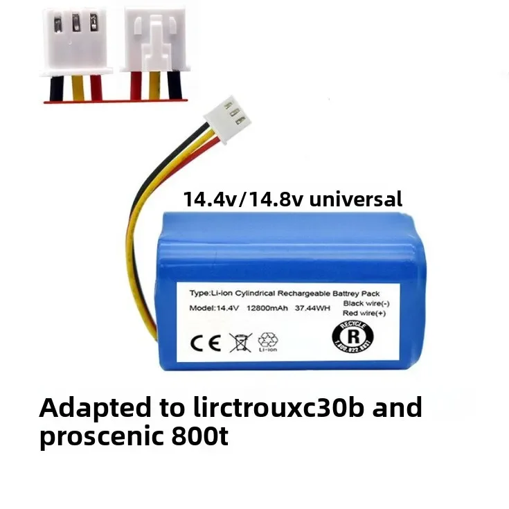 Compatible with Lirctroux C30B robot and Proscenic 800T sweeper, 14.4/14.8V, 4000mAh
Compatible with Lirctroux C30B robot and Proscenic 800T sweeper, 14.4/14.8V, 4000mAh