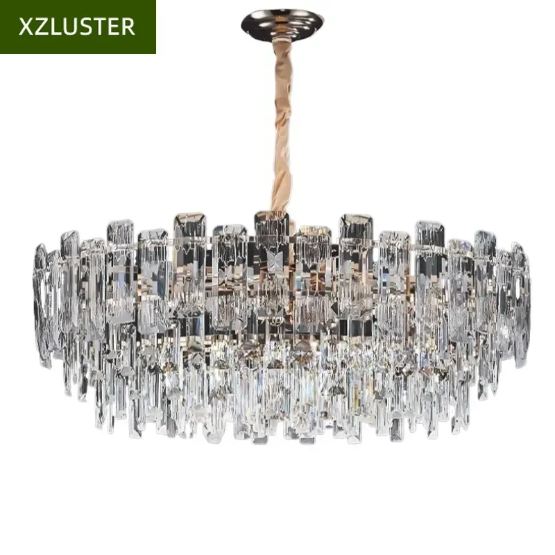 For Modern High-end LED Pendant Lights Crystal Circle Chandeliers Lamp Home Decor Bedroom Dining Rooms Lobby Villa Lighting
For Modern High-end LED Pendant Lights Crystal Circle Chandeliers Lamp Home Decor Bedroom Dining Rooms Lobby Villa Lighting