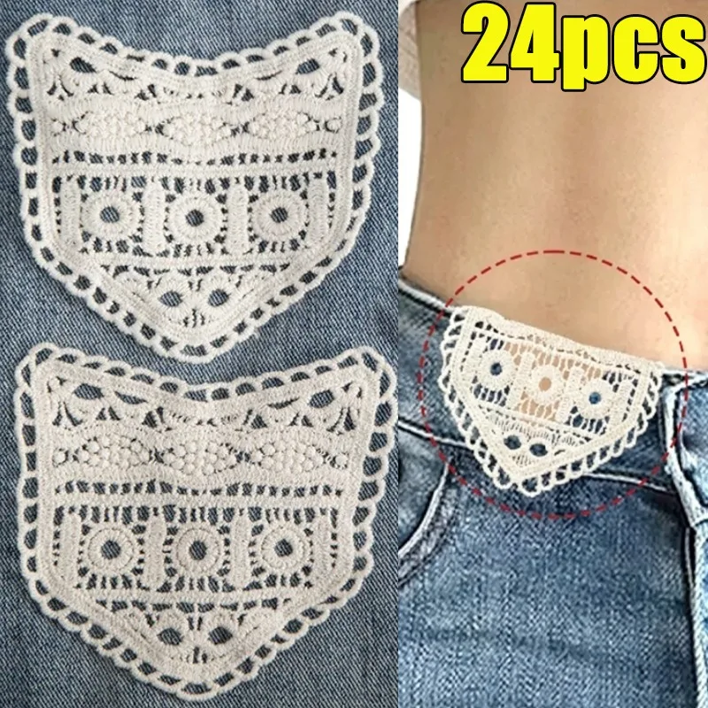 Exquisite Hollow Lace Embroidery Pattern Waistband Widened Lace Handmade DIY Waist Expanders Adjustment Garment Accessories
Exquisite Hollow Lace Embroidery Pattern Waistband Widened Lace Handmade DIY Waist Expanders Adjustment Garment Accessories