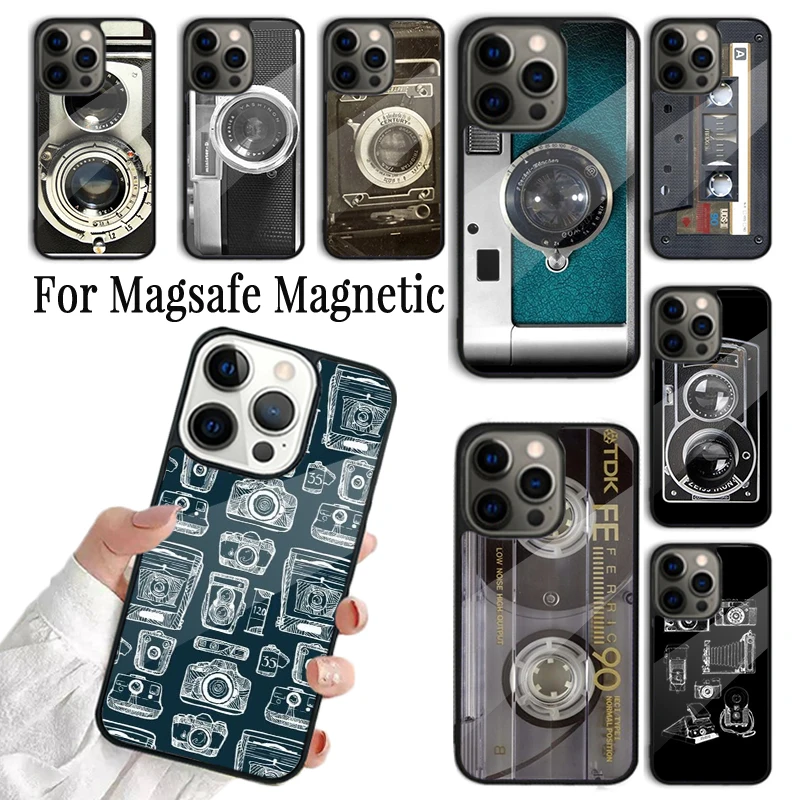 Phone Case For iPhone 16 15 14 13 12 11 Pro Max Plus Magsafe Magnetic Wireless Cover Retro Vintage Camera Cassette Music
Phone Case For iPhone 16 15 14 13 12 11 Pro Max Plus Magsafe Magnetic Wireless Cover Retro Vintage Camera Cassette Music