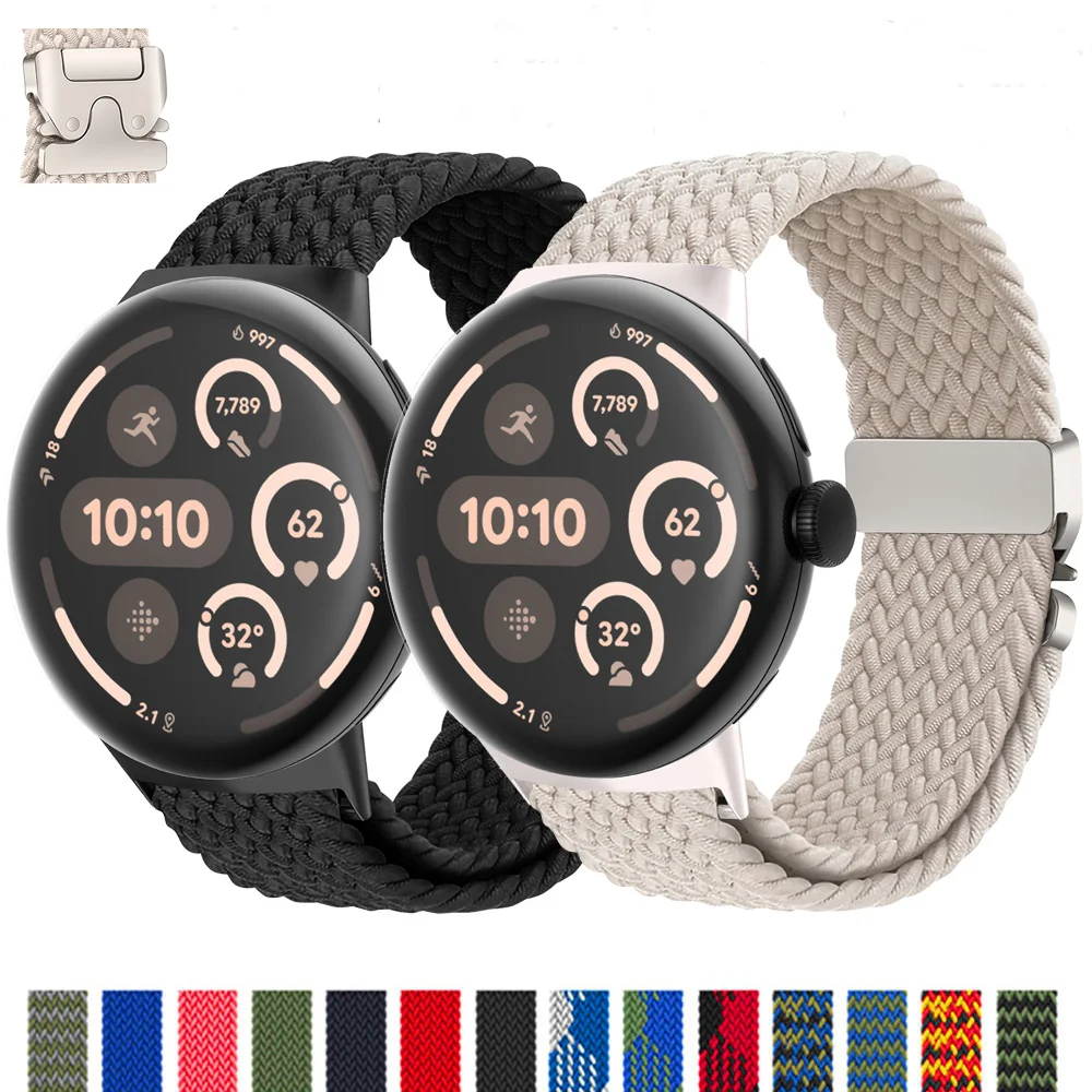 Parachute Braided For Google Pixel Watch 3 Strap 41mm accessories Sport Nylon bracelet correa for Google Pixel Watch 2 1 Band
Parachute Braided For Google Pixel Watch 3 Strap 41mm accessories Sport Nylon bracelet correa for Google Pixel Watch 2 1 Band