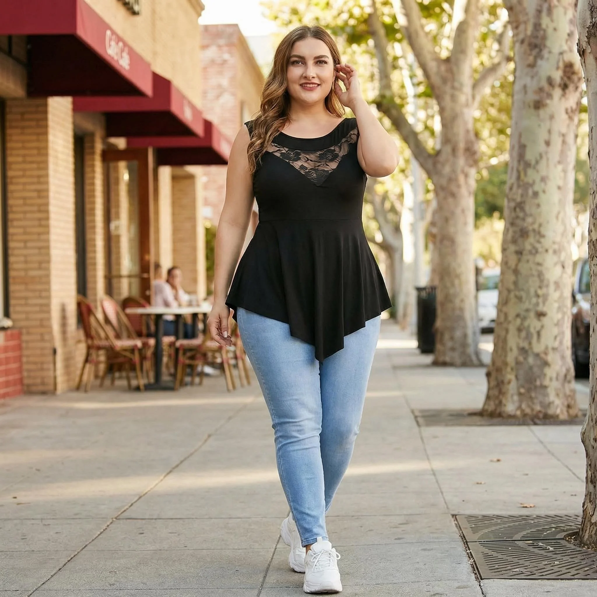 plus Size Women's Floral Lace Short Sleeve T-shirt round Neck Pullover Hollow out Sexy Irregular Hem Top for Women
plus Size Women's Floral Lace Short Sleeve T-shirt round Neck Pullover Hollow out Sexy Irregular Hem Top for Women