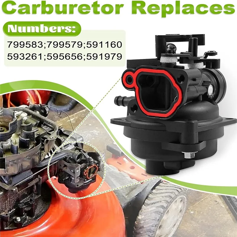MCGS-799584 Замена карбюратора для газонокосилки Карбюратор 594058 596505 593261 594057 798452, для двигателей TB110 TB200 
MCGS-799584 Замена карбюратора для газонокосилки Карбюратор 594058 596505 593261 594057 798452, для двигателей TB110 TB200