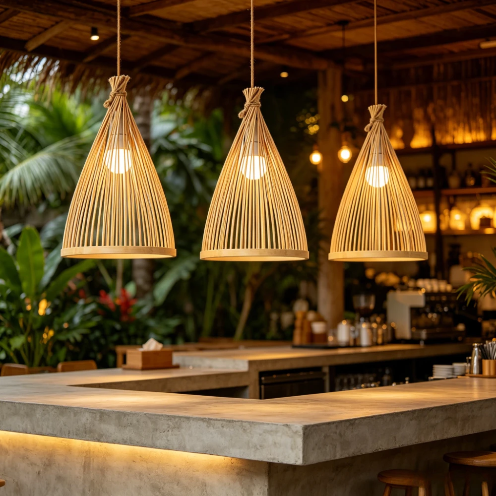 JOYINLED Natural Rattan Wicker E27 LED Bamboo Pendant Lamp Restaurant Bamboo Vine Lampshade Chandeliers Pendant Lights Handmade
JOYINLED Natural Rattan Wicker E27 LED Bamboo Pendant Lamp Restaurant Bamboo Vine Lampshade Chandeliers Pendant Lights Handmade