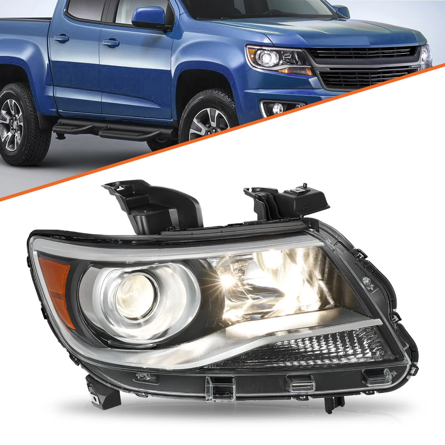 For 2015-2021 Chevy Colorado Projector Factory Headlight Lamp Right Passenger
For 2015-2021 Chevy Colorado Projector Factory Headlight Lamp Right Passenger