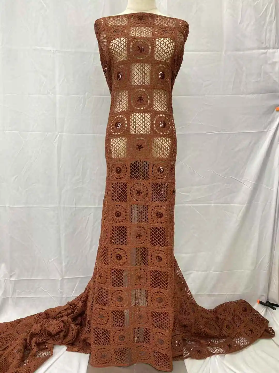 African Lace Fabric High Quality New Nigerian Tulle Polyester Lace Fabric for Wedding Party Dress Sewing Material - JH
African Lace Fabric High Quality New Nigerian Tulle Polyester Lace Fabric for Wedding Party Dress Sewing Material - JH
