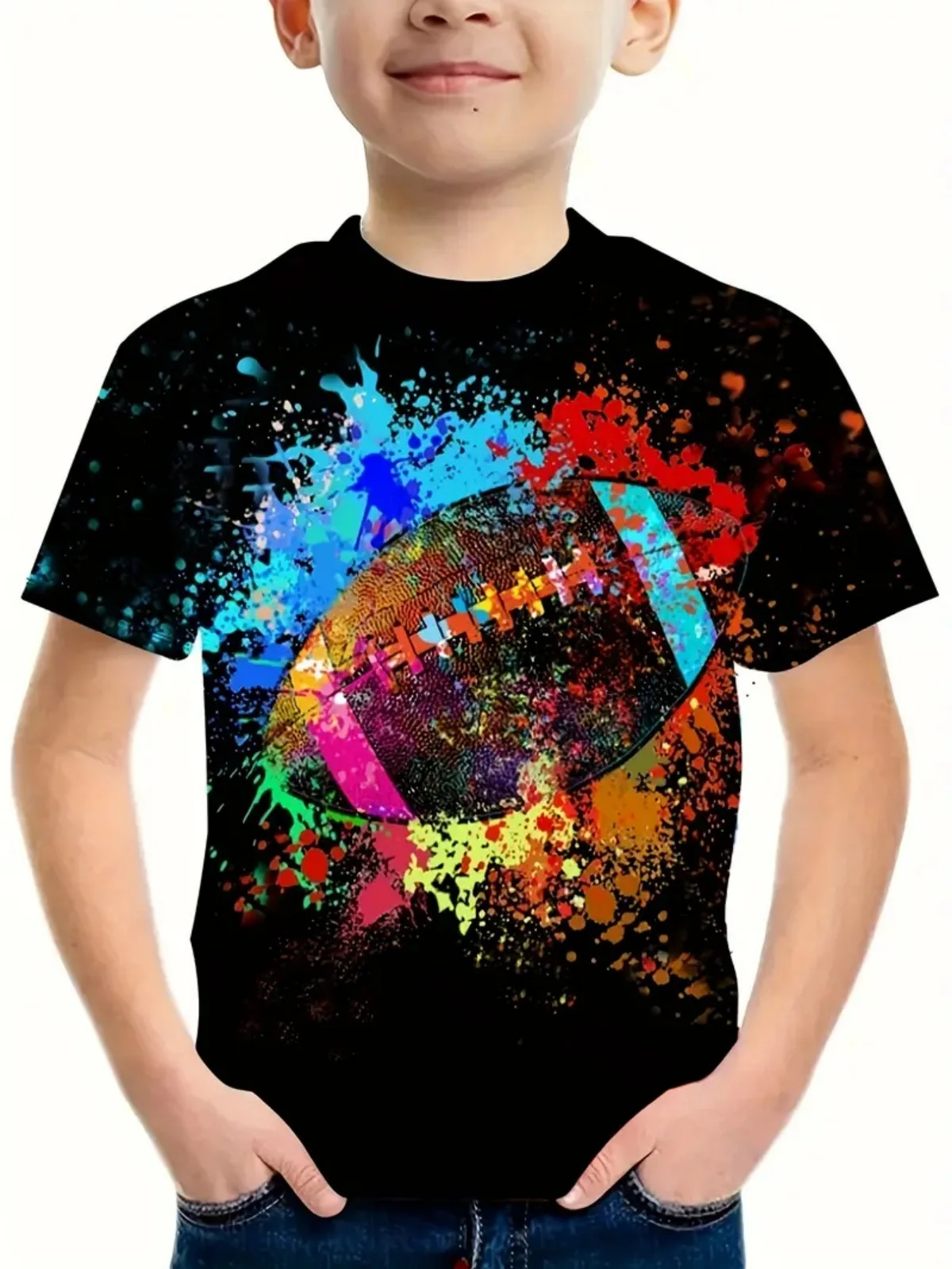 Sports Ball 3D Printed Kids Boys T-Shirt Short Sleeve Kids Clothes Summer Children's Clothing Casual Tops Sporty Boys T Shirts
Sports Ball 3D Printed Kids Boys T-Shirt Short Sleeve Kids Clothes Summer Children's Clothing Casual Tops Sporty Boys T Shirts