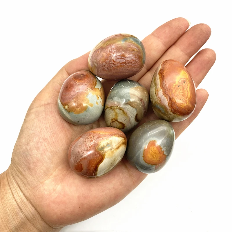 Beautiful 1pc Natural Crystal Ocean Stone Egg for Healing Exercis Stone Sacral Chakra Natural Quartz Crystals
Beautiful 1pc Natural Crystal Ocean Stone Egg for Healing Exercis Stone Sacral Chakra Natural Quartz Crystals