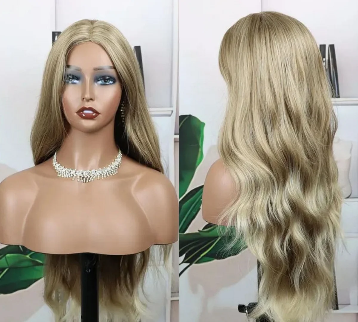 Caramel Brown Loose Wave Wig Highlight Classic Long Hairstyle Futura Synthetic Invisible Lace Front Wig 13x4 Free Part 26" Wig
Caramel Brown Loose Wave Wig Highlight Classic Long Hairstyle Futura Synthetic Invisible Lace Front Wig 13x4 Free Part 26" Wig