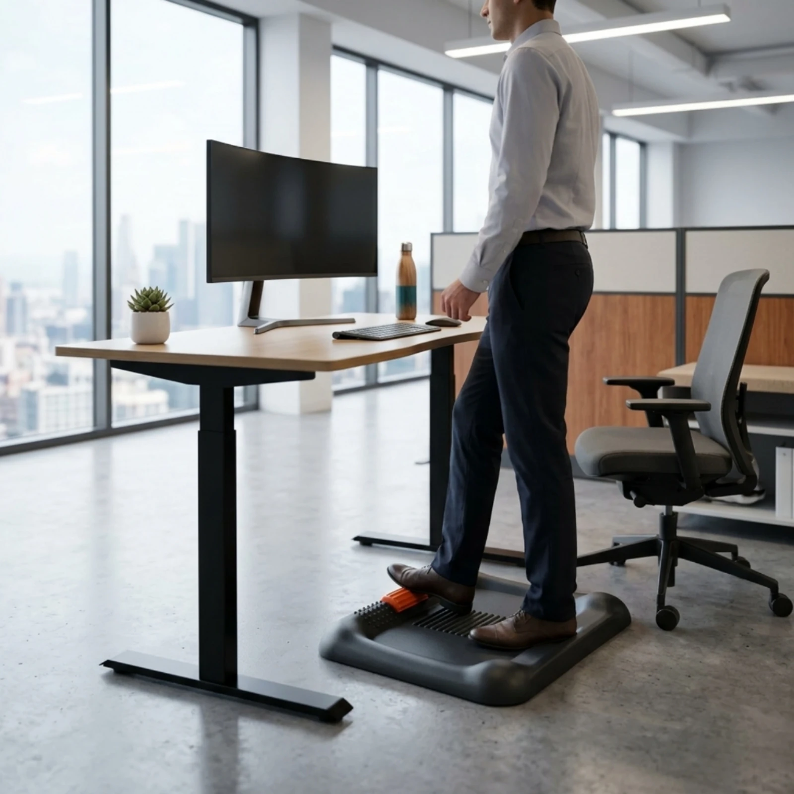 PU Anti Fatigue Standing Mat Pressure Relief Massage Standing Mat Comfort Pad Non-Slip Easy to Clean for Home
PU Anti Fatigue Standing Mat Pressure Relief Massage Standing Mat Comfort Pad Non-Slip Easy to Clean for Home
