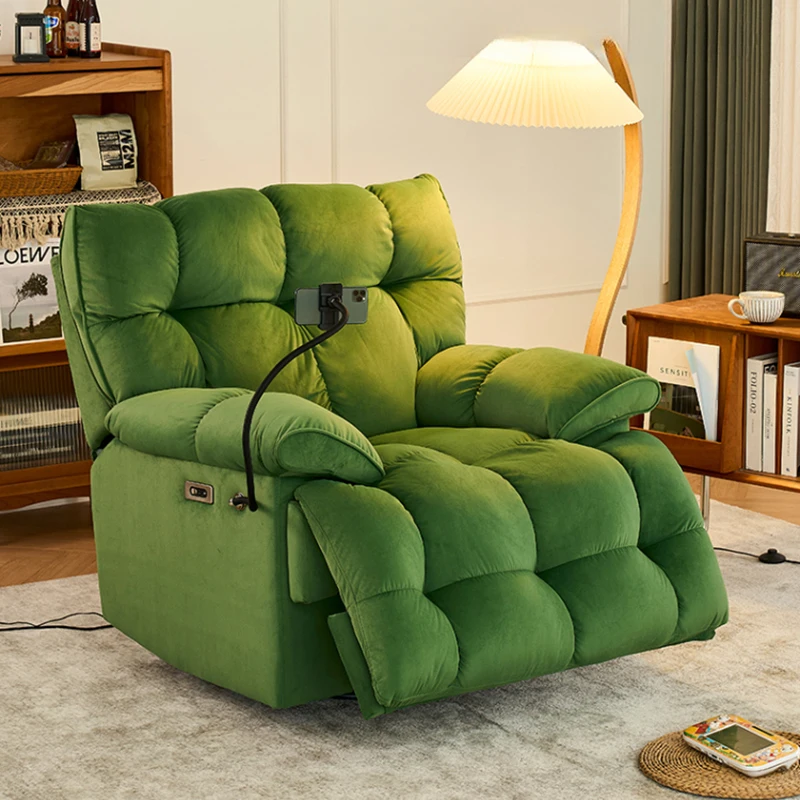 Green Electric Recliner Office Chair European Indoor Balcony Living Room Chair Back Rest Nook Poltrona Relax Luxury Furniture
Green Electric Recliner Office Chair European Indoor Balcony Living Room Chair Back Rest Nook Poltrona Relax Luxury Furniture