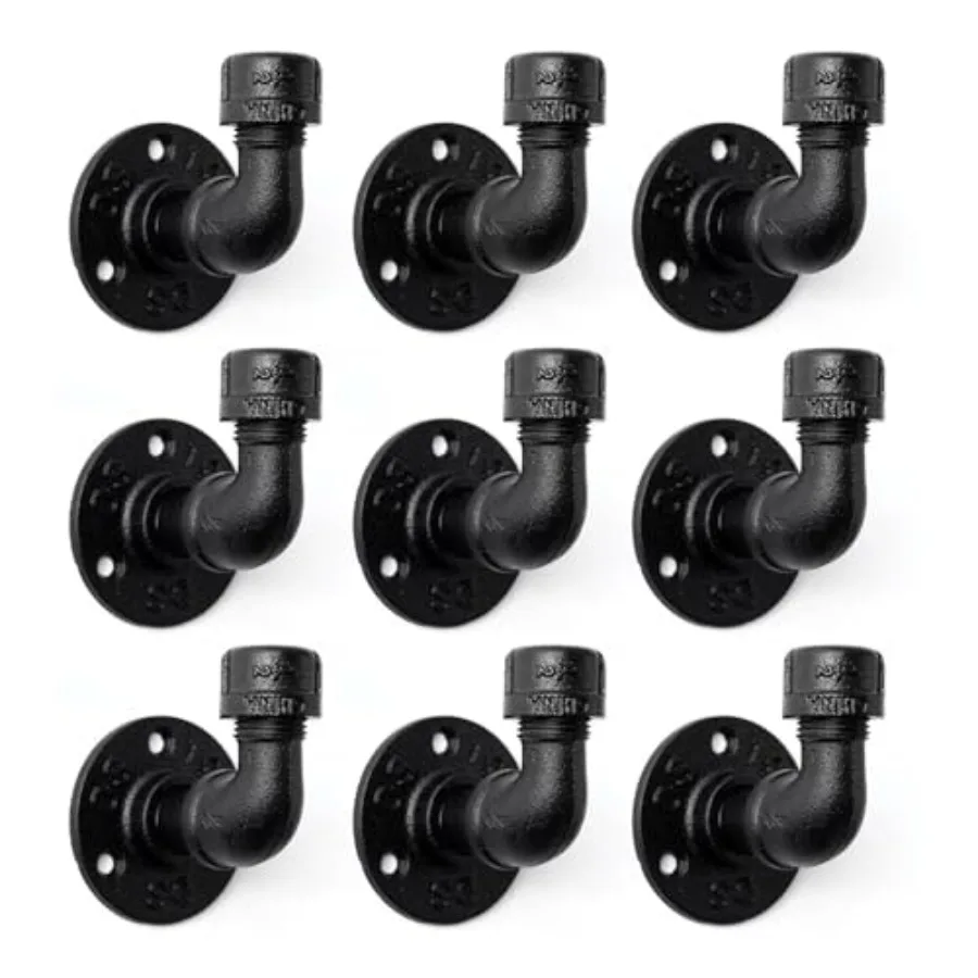Bathroom Towel Hooks for Hanging Pack Vintage Industrial Pipe Towel Holder Black Wall Mounted Hook Decorative for Farmhouse Bat
Bathroom Towel Hooks for Hanging Pack Vintage Industrial Pipe Towel Holder Black Wall Mounted Hook Decorative for Farmhouse Bat