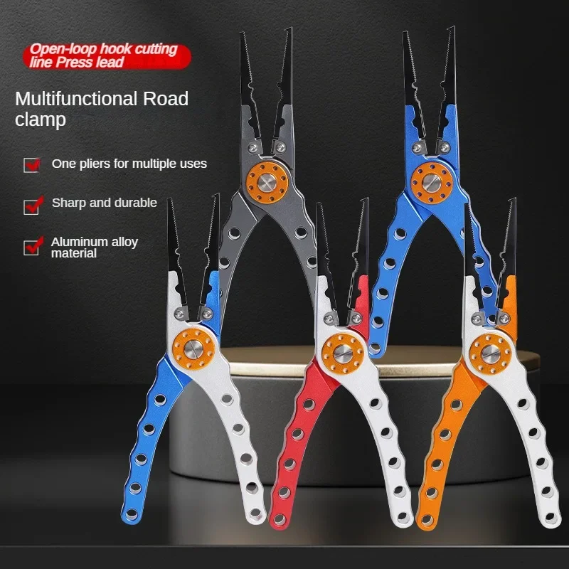 Fishing Pliers Line Cutter Multifunctional Knot Aluminum Alloy Scissors Hook Remover 150g 20CM Fishing Equipment Fishhooks Sissy
Fishing Pliers Line Cutter Multifunctional Knot Aluminum Alloy Scissors Hook Remover 150g 20CM Fishing Equipment Fishhooks Sissy