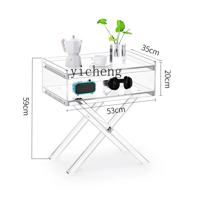ZK Acrylic Bedroom Bedside Table Simple Modern Simple Creative Bedside Cabinet
ZK Acrylic Bedroom Bedside Table Simple Modern Simple Creative Bedside Cabinet