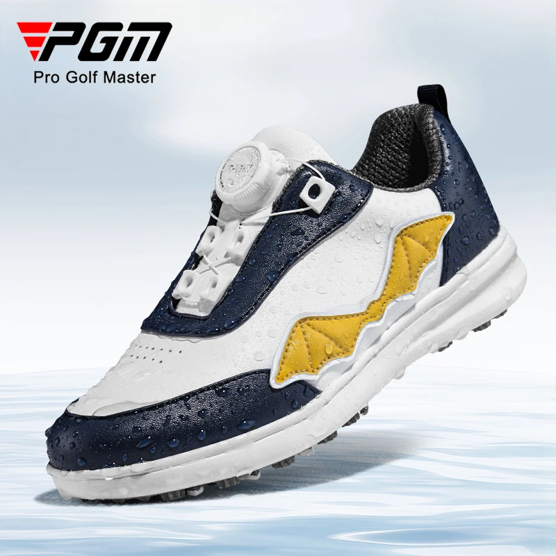 PGM Children Golf Shoes Boys Girls with Knob Laces Waterproof Anti Slip Lightweight Kids Sports Shoes XZ346
PGM Children Golf Shoes Boys Girls with Knob Laces Waterproof Anti Slip Lightweight Kids Sports Shoes XZ346