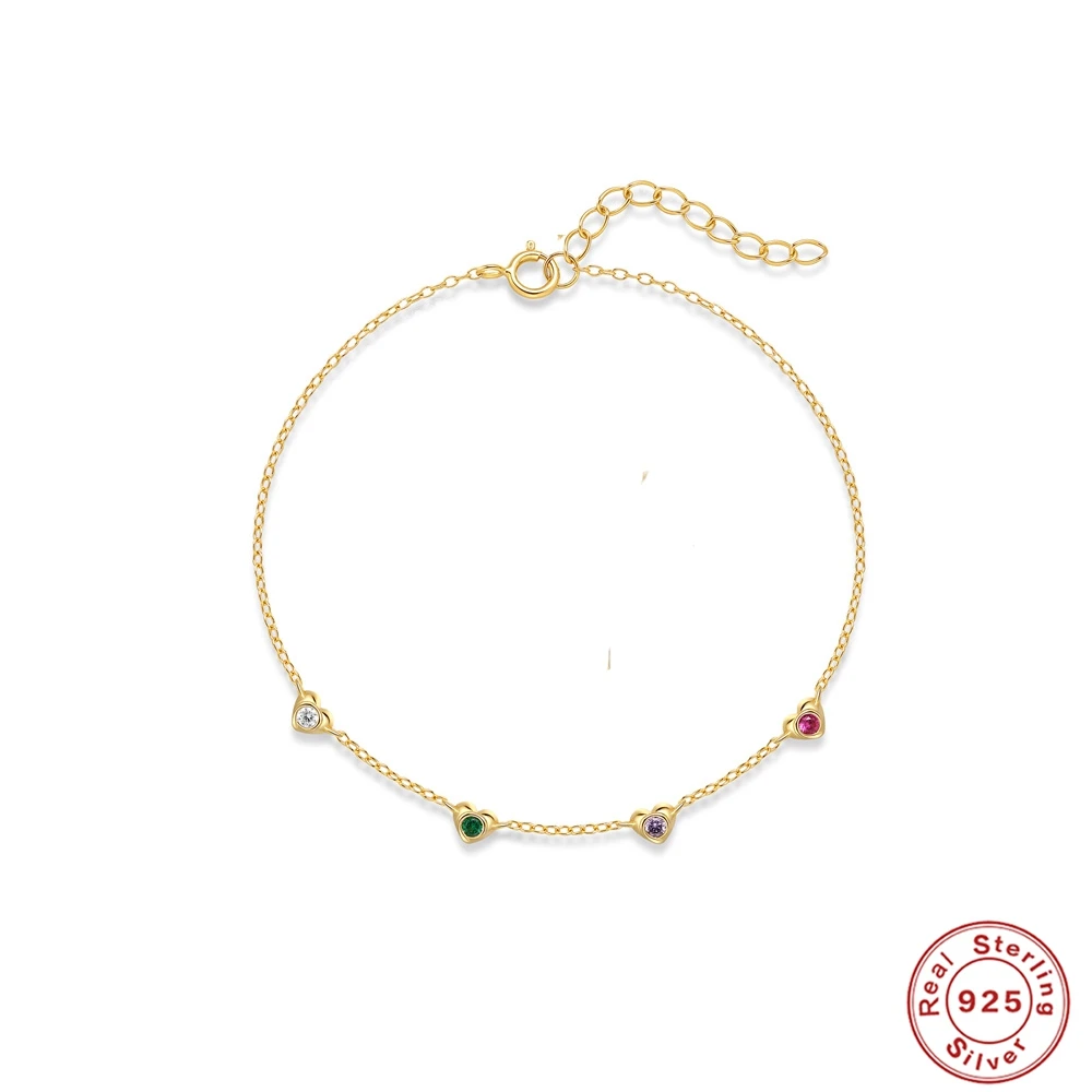 AIDE 925 Sterling Silver Minimalist Tiny Love Heart Stacked Bracelet Ladies Women Mother's Day Commemoration Day Gift Jewelry
AIDE 925 Sterling Silver Minimalist Tiny Love Heart Stacked Bracelet Ladies Women Mother's Day Commemoration Day Gift Jewelry