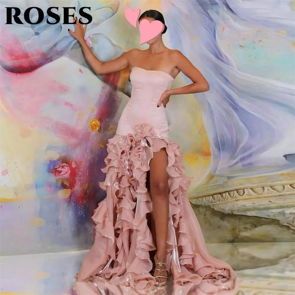 ROSES Pink Tulle Party Dress A Line Vintage Tiered Pleats Night Dresses Sweetheart Split Celebrity Dresses vestidos de fiesta
ROSES Pink Tulle Party Dress A Line Vintage Tiered Pleats Night Dresses Sweetheart Split Celebrity Dresses vestidos de fiesta