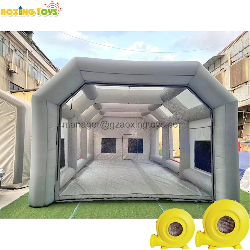 10X5M Outdoor Large Professional Inflatable Paint Booth Tent Car Paint With 2 Blowers For Sale
10X5M Outdoor Large Professional Inflatable Paint Booth Tent Car Paint With 2 Blowers For Sale