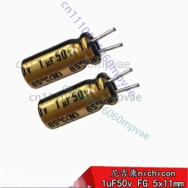 30pcs Japanese original Nichicon FG 1uF 50v audio electrolytic capacitor fine gold signature version 5x11mm
30pcs Japanese original Nichicon FG 1uF 50v audio electrolytic capacitor fine gold signature version 5x11mm