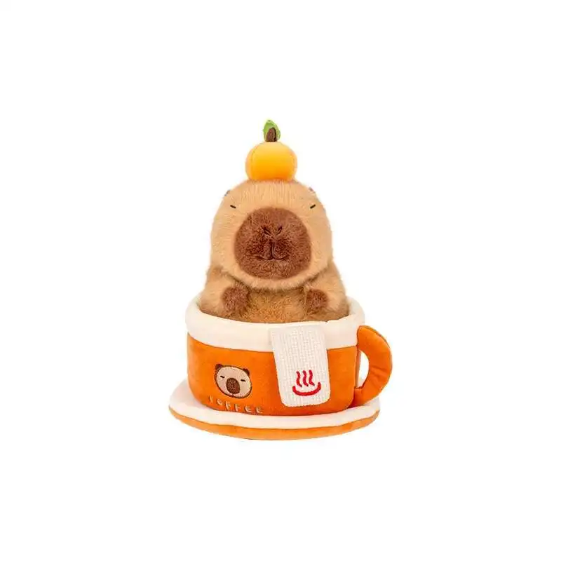 22cm Simulation Capybara Soak in Coffee Plush Toy Doll Cute Doll Capibara Anime Fluffty Toy Soft Kapybara Plush Doll Gift
22cm Simulation Capybara Soak in Coffee Plush Toy Doll Cute Doll Capibara Anime Fluffty Toy Soft Kapybara Plush Doll Gift
