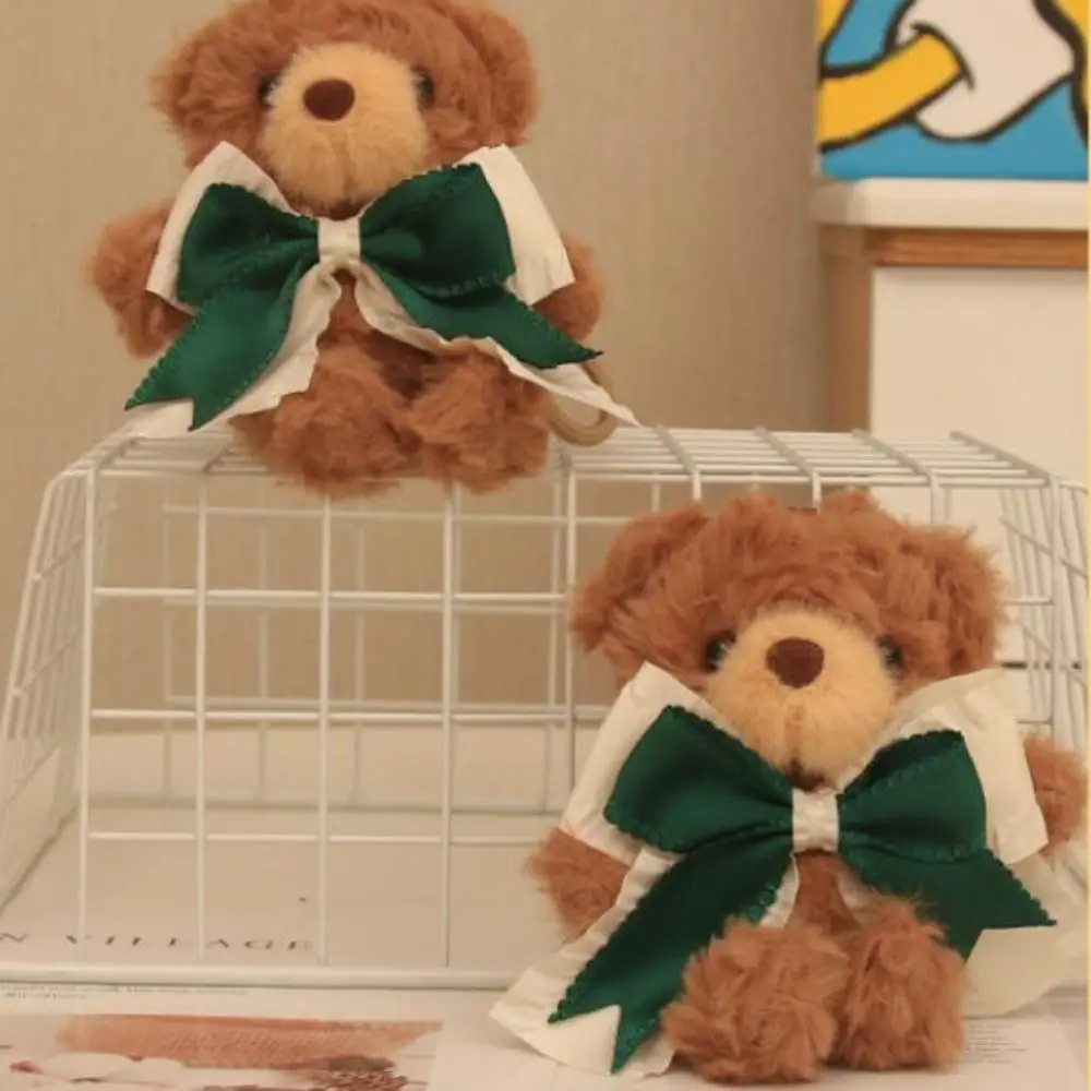 PP Cotton Bowknot Bear Plush Toy Soft Interactive Little Bear Keychain Ins Collection Bear Bag Pendant Home Decor
PP Cotton Bowknot Bear Plush Toy Soft Interactive Little Bear Keychain Ins Collection Bear Bag Pendant Home Decor