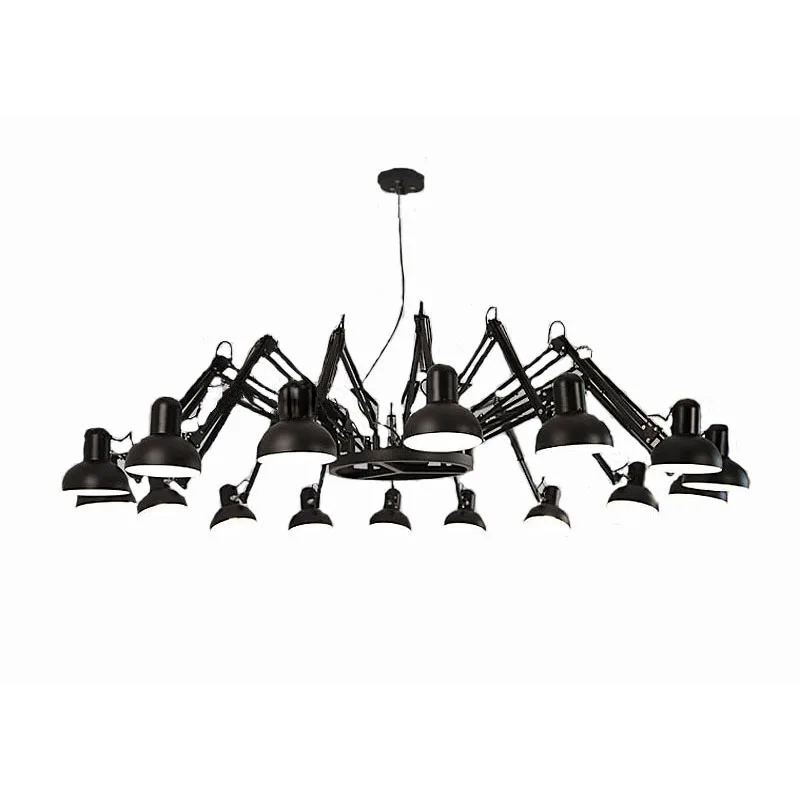 Personality Iron Chandelier Modern Office Industrial Wind Spider Chandeliers Nordic Living Room Dining Lights American Creative
Personality Iron Chandelier Modern Office Industrial Wind Spider Chandeliers Nordic Living Room Dining Lights American Creative