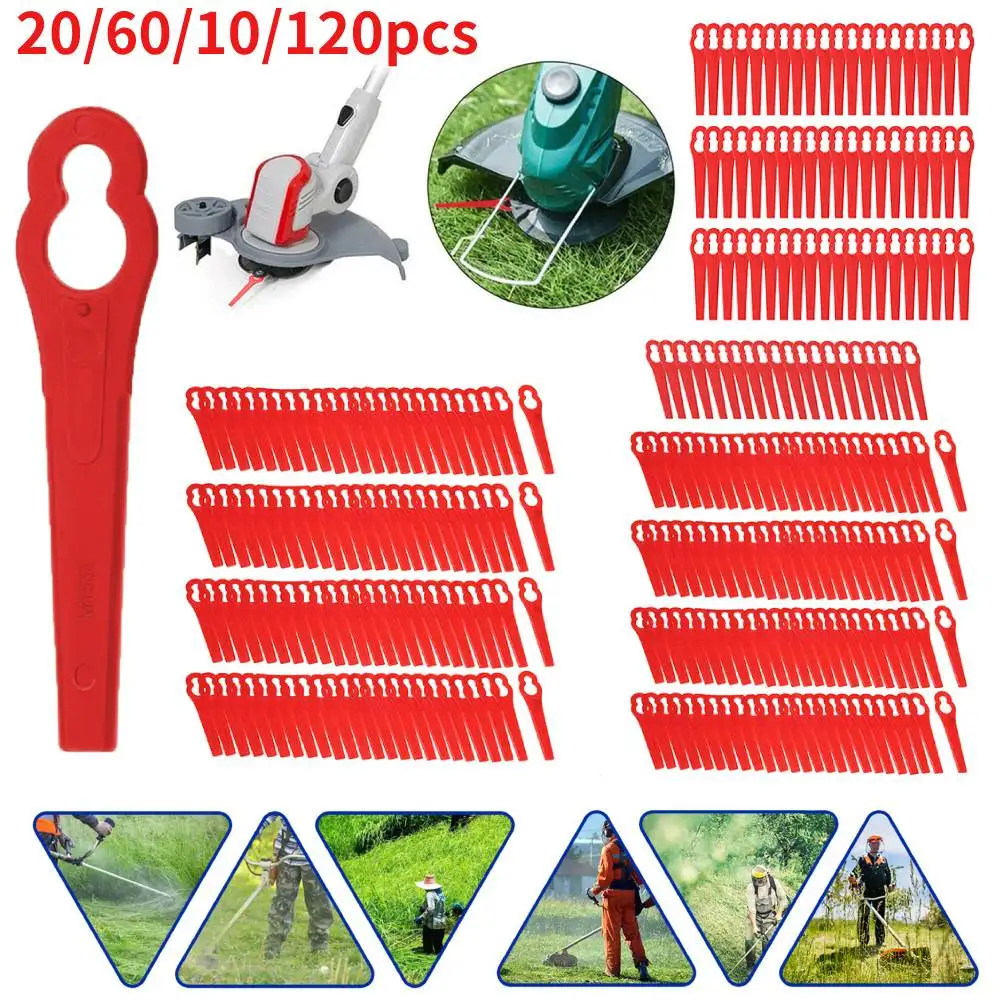 20-120 шт. пластиковые лезвия для электрического беспроводного триммера для травы, триммер, сменные лезвия для триммера для травы, садовый инструмент
20-120 шт. пластиковые лезвия для электрического беспроводного триммера для травы, триммер, сменные лезвия для триммера для травы, садовый инструмент