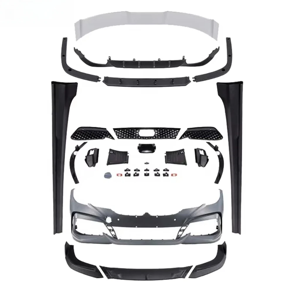 Injection Pp Material GS380 Style Front Bumper Rear Lip Side Skirts Spoiler Body Kits for 3 Series G20 G28
Injection Pp Material GS380 Style Front Bumper Rear Lip Side Skirts Spoiler Body Kits for 3 Series G20 G28