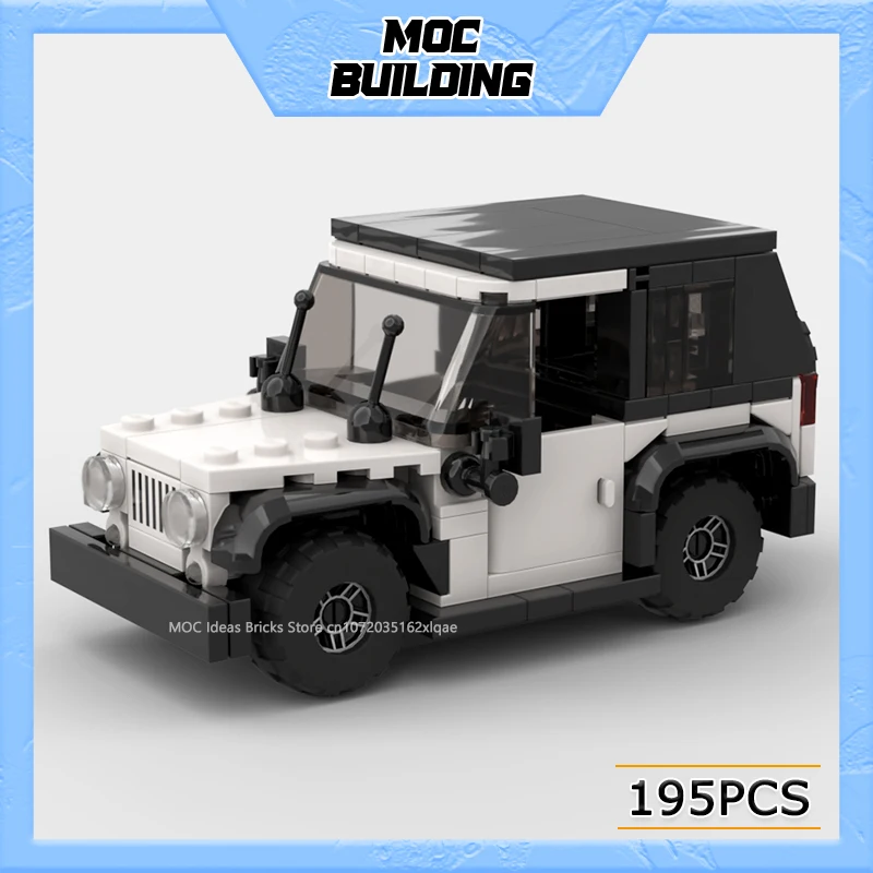 MOC Building Blocks City Vehicle Series Jeep Model DIY Assembled Bricks Off-Road Vehicle Creative Car Toys Collection Xmas Gifts
MOC Building Blocks City Vehicle Series Jeep Model DIY Assembled Bricks Off-Road Vehicle Creative Car Toys Collection Xmas Gifts