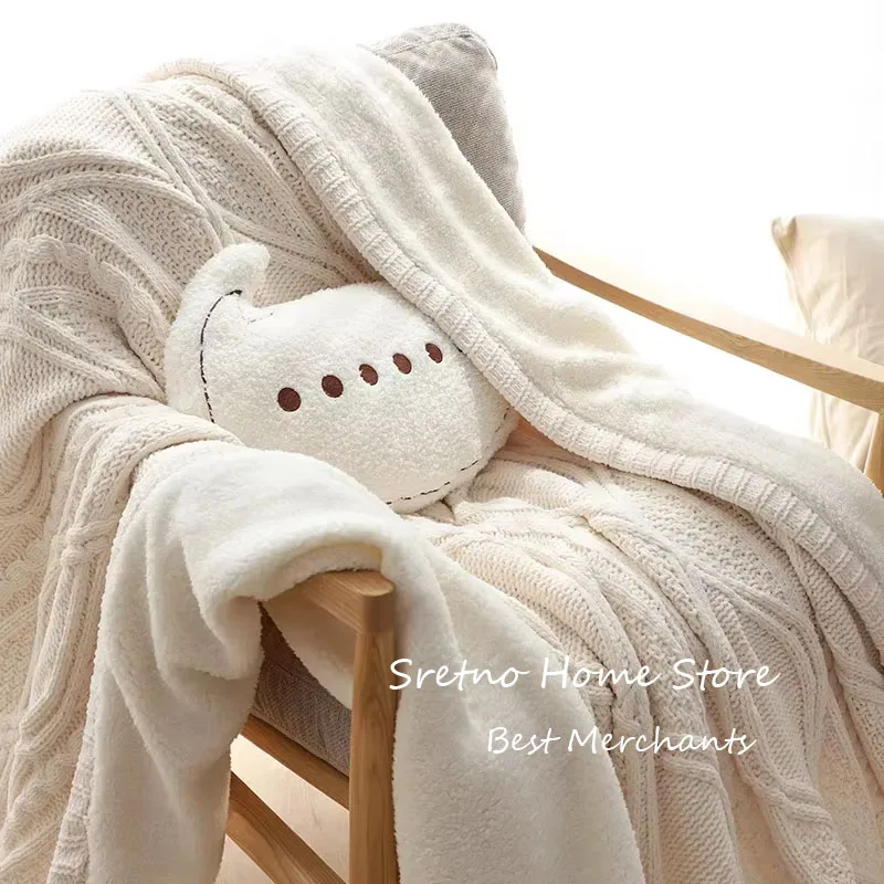 Thickened Warm Chenille Blanket in Autumn and Winter Plus Velvet Blanket Sofa Blankets Bedroom Double Quilt Leisure Blankets
Thickened Warm Chenille Blanket in Autumn and Winter Plus Velvet Blanket Sofa Blankets Bedroom Double Quilt Leisure Blankets