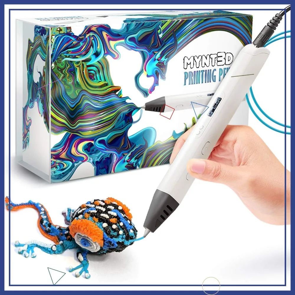 Professional 3D Printing Pen with OLED Display, Adjustable Speed & Temperature
Professional 3D Printing Pen with OLED Display, Adjustable Speed & Temperature