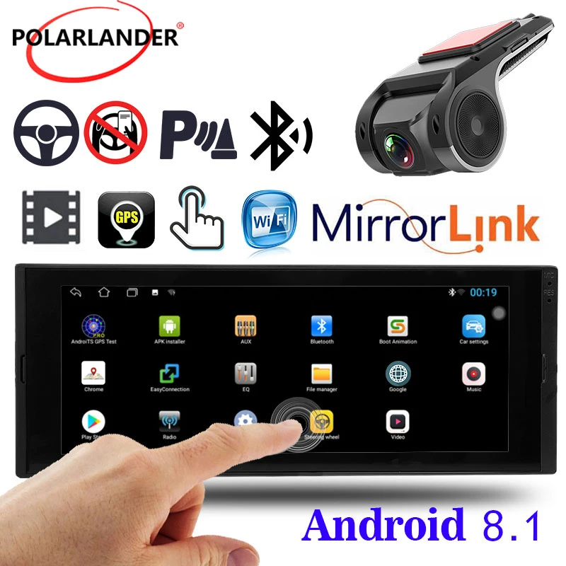 Car Radio with Screen 1 DIN Bluetooth MP5 Player Carplay GPS IPS Usb 6.9 Inch Touch Screen Multimedia WiFi Android 8.1 RAM 1+16G
Car Radio with Screen 1 DIN Bluetooth MP5 Player Carplay GPS IPS Usb 6.9 Inch Touch Screen Multimedia WiFi Android 8.1 RAM 1+16G