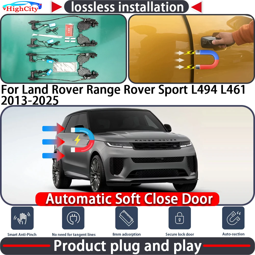 Electric Closing Door Lock Actuator for Land Rover Range Rover Sport L494 L461 2013-2025 Soft Close Power Latch System Auto Pull
Electric Closing Door Lock Actuator for Land Rover Range Rover Sport L494 L461 2013-2025 Soft Close Power Latch System Auto Pull
