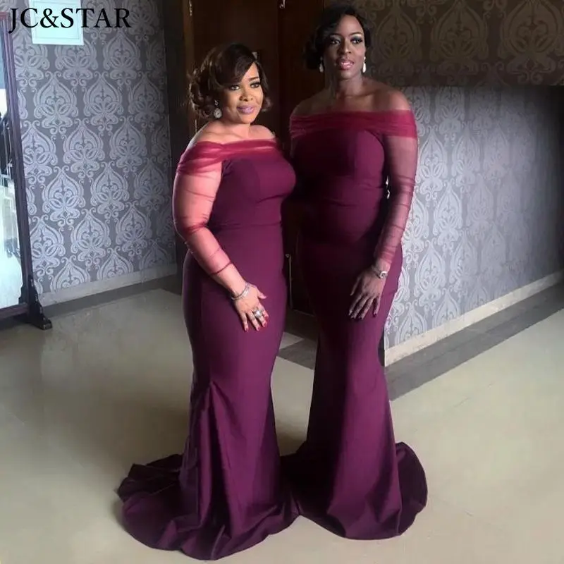 Fuchsia Bridesmaid Dresses With Sleeves Neck Off Shoulders Plus Size Prom Gowns Long Minimalist Robe Demoiselle D Honneur Femme
Fuchsia Bridesmaid Dresses With Sleeves Neck Off Shoulders Plus Size Prom Gowns Long Minimalist Robe Demoiselle D Honneur Femme