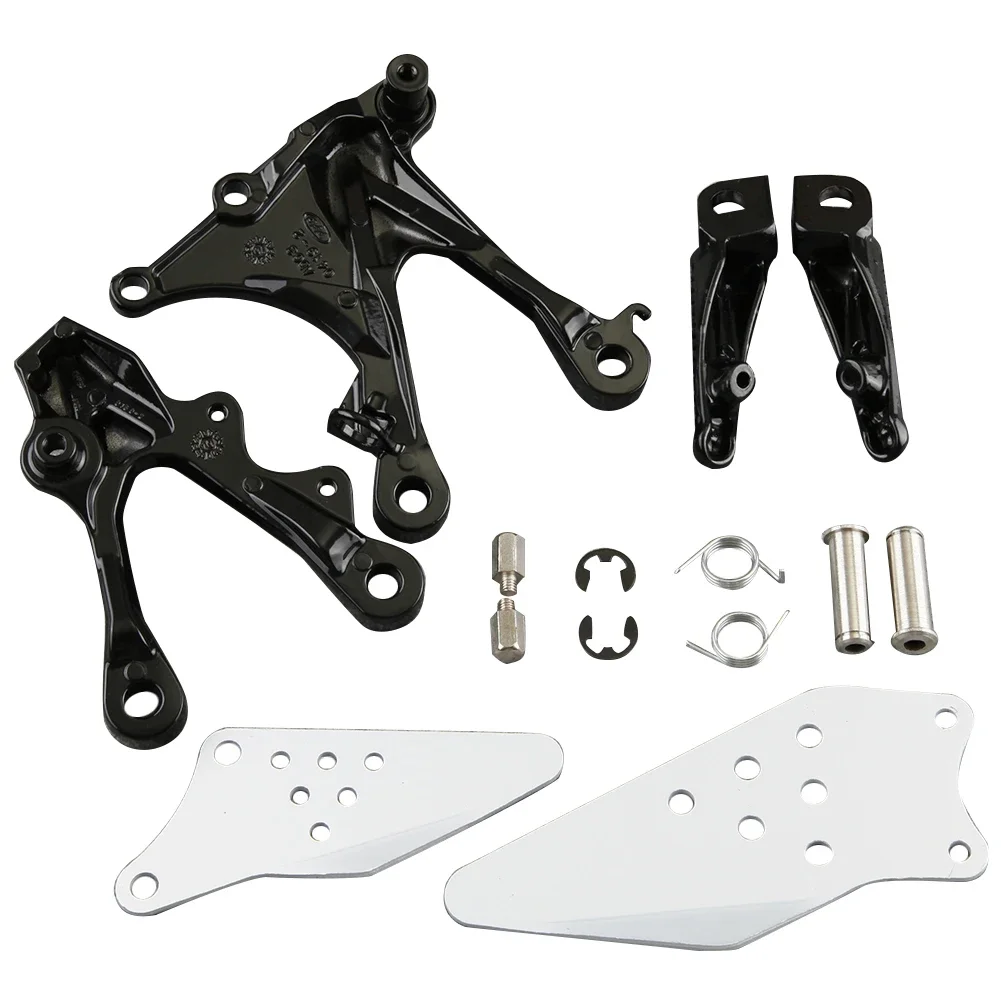 Motorcycle Front Rider Foot Pegs Foot Rests Mount Bracket Kit For KAWASAKI ZX6R 2005 2006 2007 2008 Aluminum Alloy
Motorcycle Front Rider Foot Pegs Foot Rests Mount Bracket Kit For KAWASAKI ZX6R 2005 2006 2007 2008 Aluminum Alloy