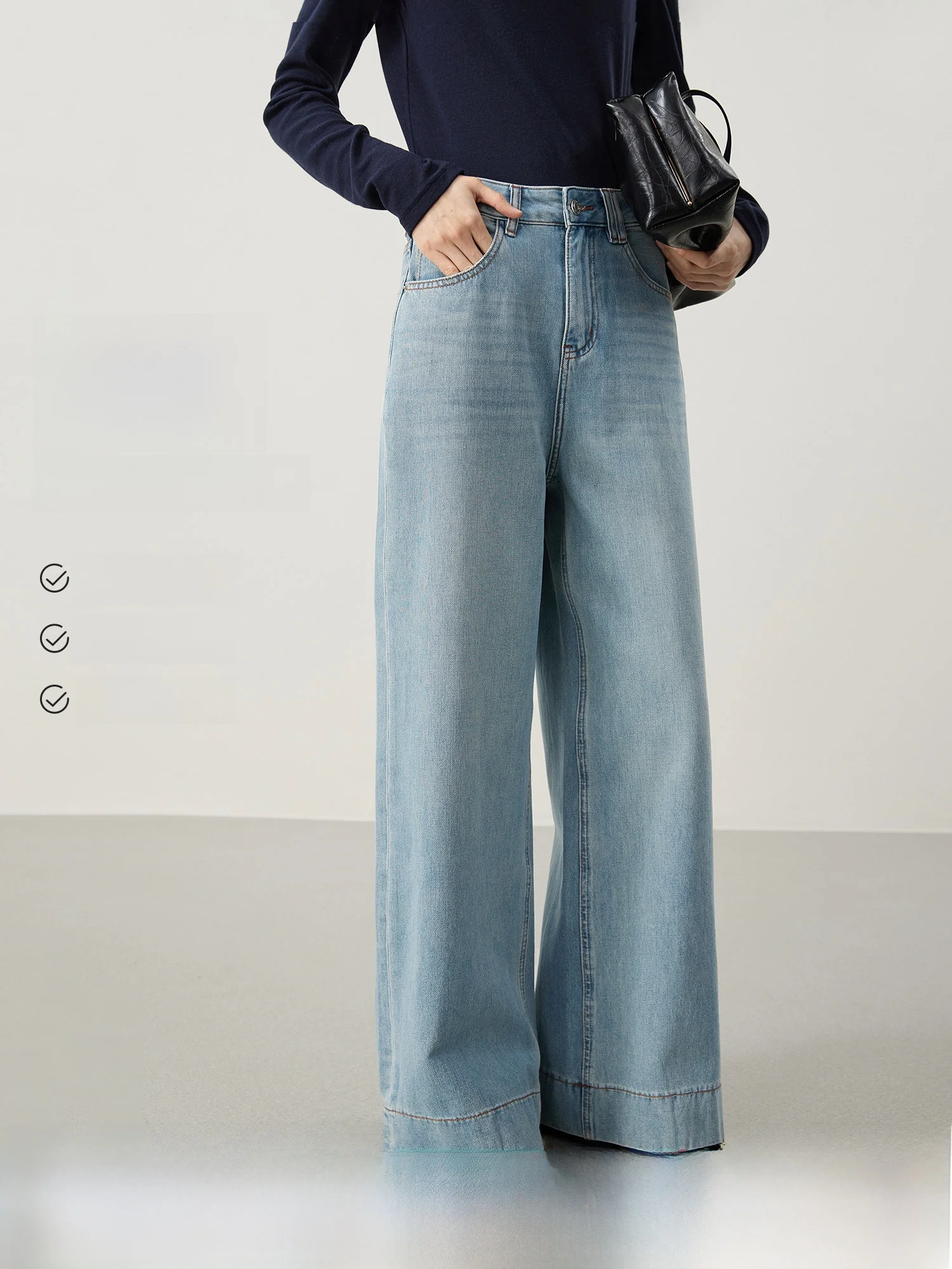 Retro Waed Straight Leg Denim Jeans Women's Casual Cotton Lenzing Lyocell Spring New Sle High Waist Zipper Fly Loose Fit
Retro Waed Straight Leg Denim Jeans Women's Casual Cotton Lenzing Lyocell Spring New Sle High Waist Zipper Fly Loose Fit