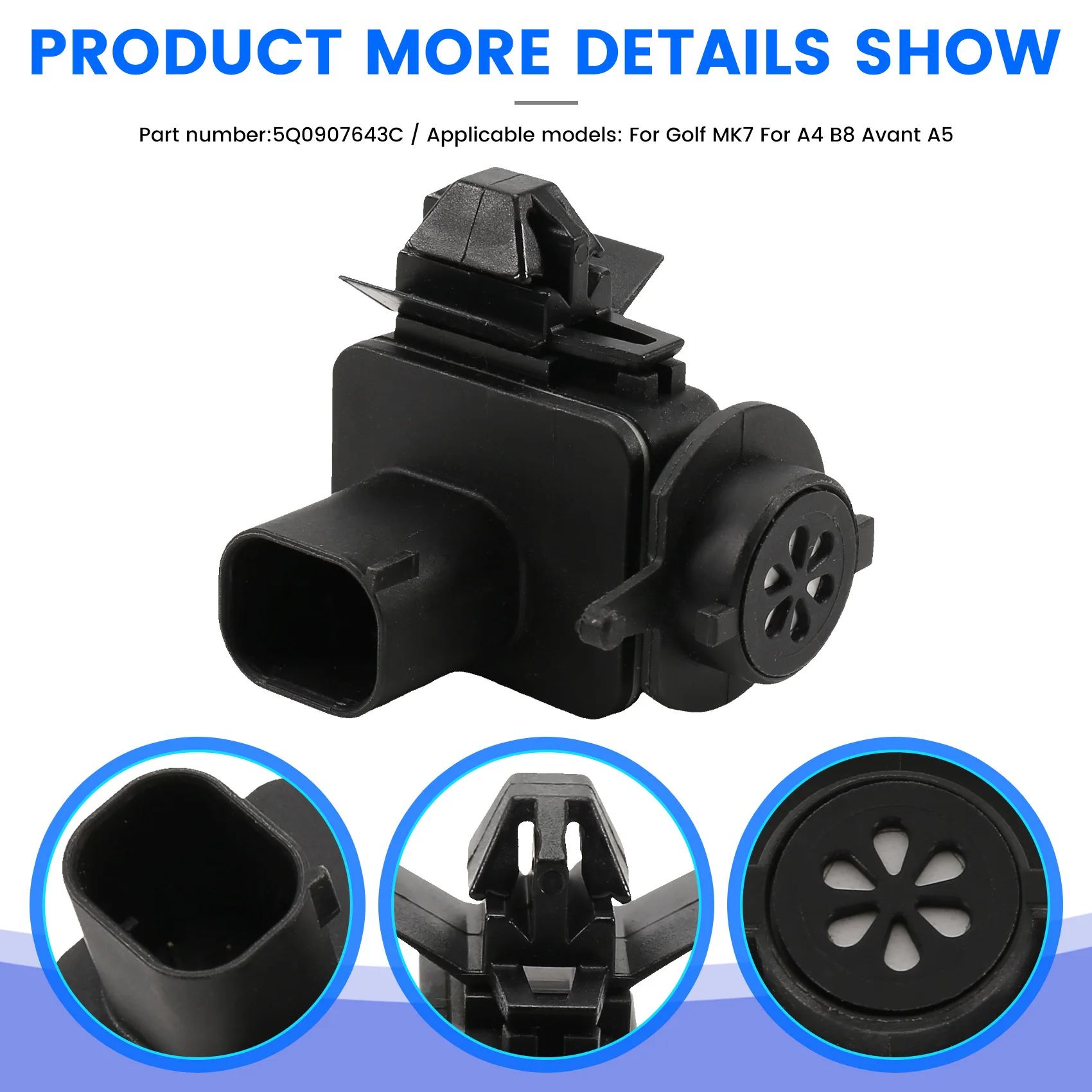 EYFL-For VW Golf MK7 For A4 B8 Avant A5 Compatible 5Q0907643C Car Air Quality Sensor Air Temperature Sensor
EYFL-For VW Golf MK7 For A4 B8 Avant A5 Compatible 5Q0907643C Car Air Quality Sensor Air Temperature Sensor
