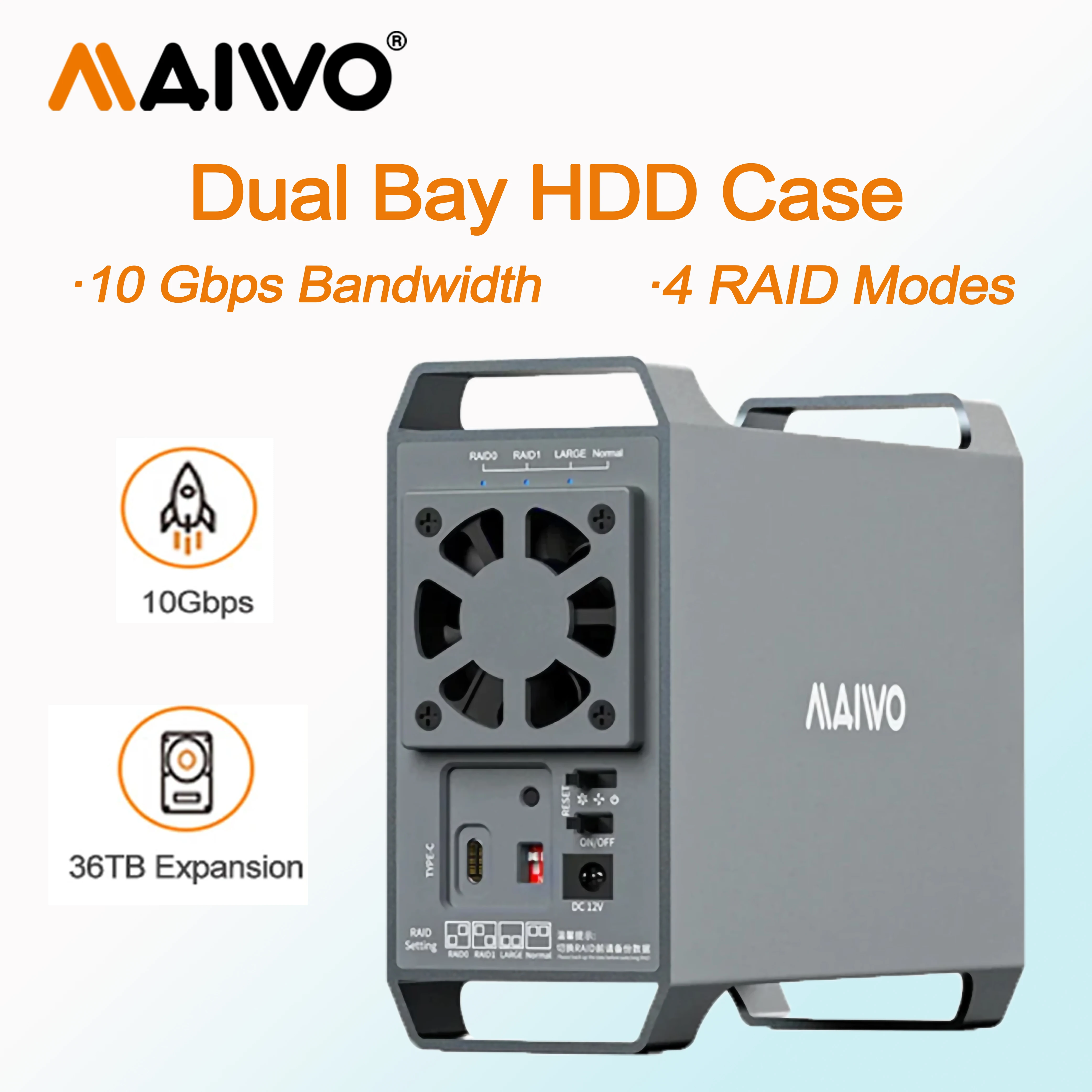 Чехол для жесткого диска MAIWO, 10 Гбит/с, SATA RAID, док-станция с двумя отсеками для жесткого диска и охлаждающим вентилятором для 2,5/3,5-дюймового жесткого диска/SSD
Чехол для жесткого диска MAIWO, 10 Гбит/с, SATA RAID, док-станция с двумя отсеками для жесткого диска и охлаждающим вентилятором для 2,5/3,5-дюймового жесткого диска/SSD
