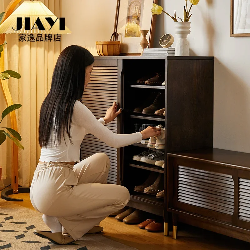 shoe cabinet door simple modern large-capacity entrance retro home storage sliding door storage cabinet
shoe cabinet door simple modern large-capacity entrance retro home storage sliding door storage cabinet