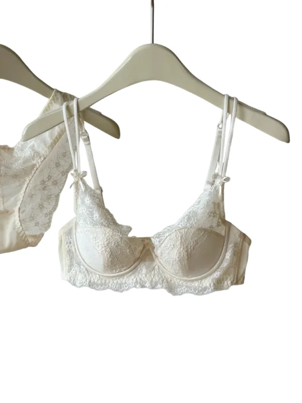 KUCLUT Inspired Minimiser Bra Women Sexy Lingerie Set Large Chest Support Thin Comfort Half Cup Soft Underwire Anti Sagging
KUCLUT Inspired Minimiser Bra Women Sexy Lingerie Set Large Chest Support Thin Comfort Half Cup Soft Underwire Anti Sagging