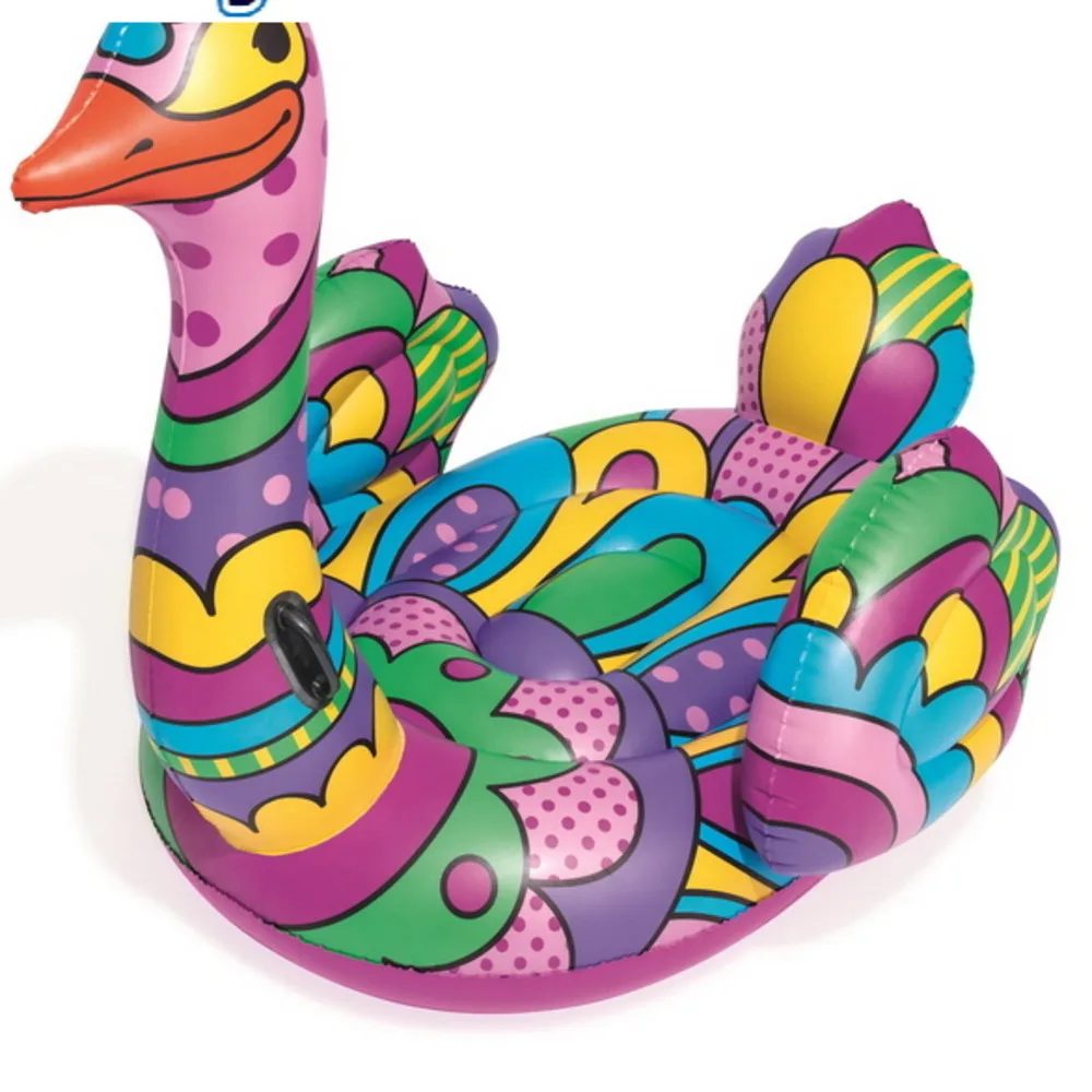 41117 Bestway 1.90x1.66m Big Ostrich Rider For An Adult 6'3"x65.5" Inflatable POP Ostrich RIDER With Strong Handles Load 90 Kg
41117 Bestway 1.90x1.66m Big Ostrich Rider For An Adult 6'3"x65.5" Inflatable POP Ostrich RIDER With Strong Handles Load 90 Kg