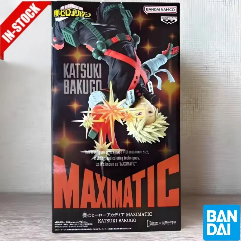 Original BANDAI Anime Banpresto My Hero Academia Bakugou Katsuki MAXIMATIC Figure Action Figures Model Figurine Collection
Original BANDAI Anime Banpresto My Hero Academia Bakugou Katsuki MAXIMATIC Figure Action Figures Model Figurine Collection