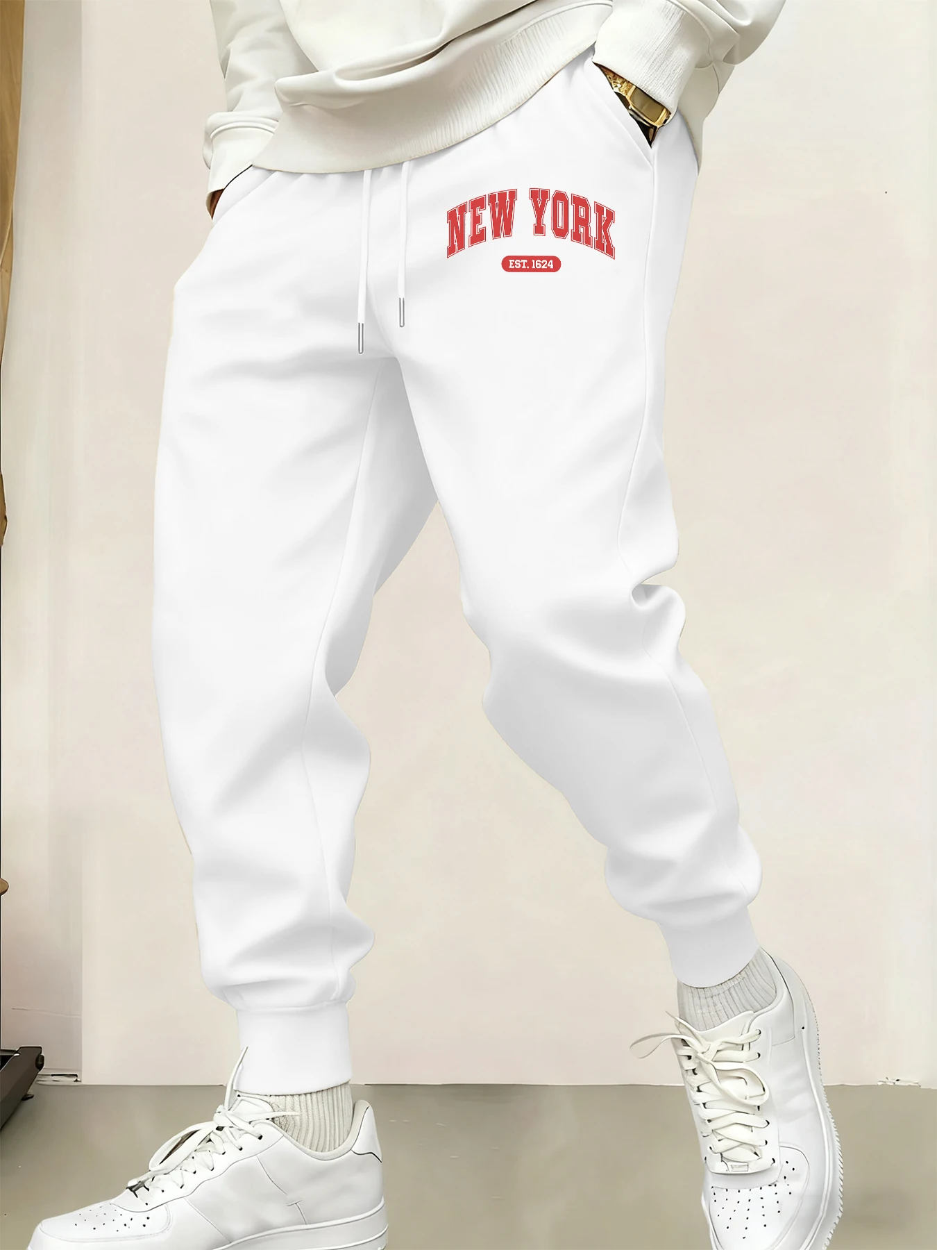 New York Est 1624 Letter Creative Print Men Comfy Trousers Pocket Jogging Pant Casual Autumn Long Pants Fashion Warm Sweatpants
New York Est 1624 Letter Creative Print Men Comfy Trousers Pocket Jogging Pant Casual Autumn Long Pants Fashion Warm Sweatpants