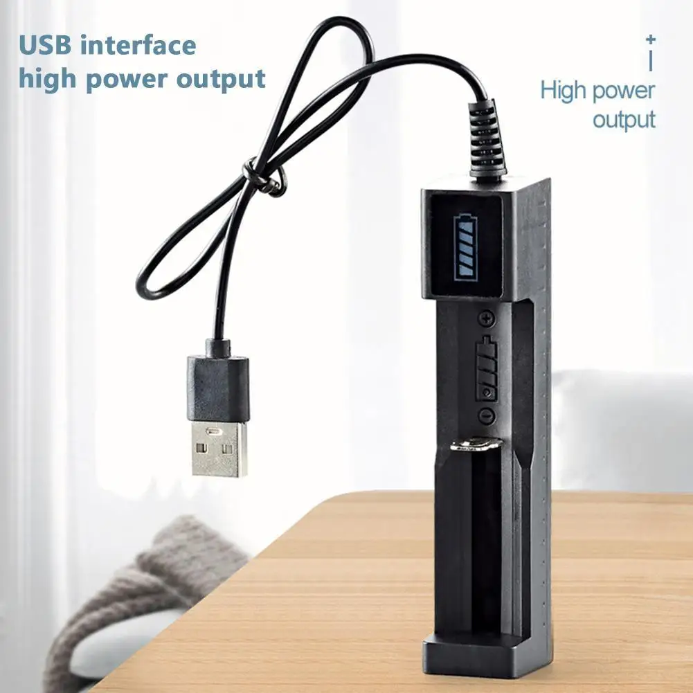 USB Smart Charger for 16340 14500 18650 3.7V Rechargeable LED Display
USB Smart Charger for 16340 14500 18650 3.7V Rechargeable LED Display