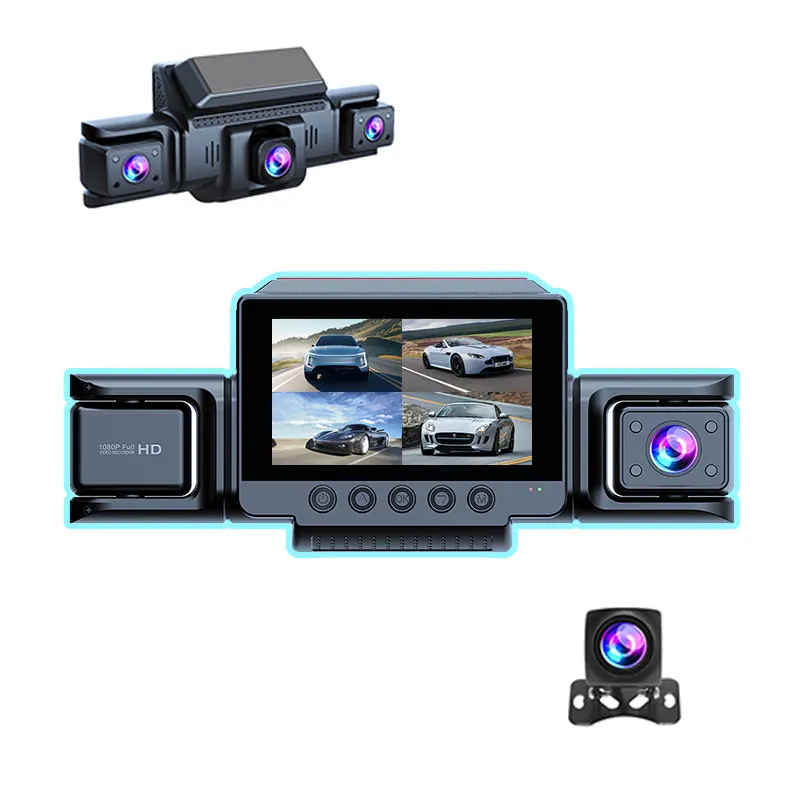 3.0 Inch 2K Car Dash Cam 4 Channel UHD 360° Parking Monitor Video Recorder With GPS Tracking Optional WiFi Connection
3.0 Inch 2K Car Dash Cam 4 Channel UHD 360° Parking Monitor Video Recorder With GPS Tracking Optional WiFi Connection