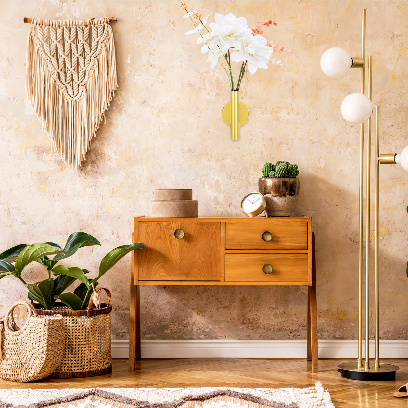 Nordic Style Flower Vase Mount Adhesive Decor Compact Size Gold Wall Planter For Indoor Plants Wall Vases For Flowers Home
Nordic Style Flower Vase Mount Adhesive Decor Compact Size Gold Wall Planter For Indoor Plants Wall Vases For Flowers Home