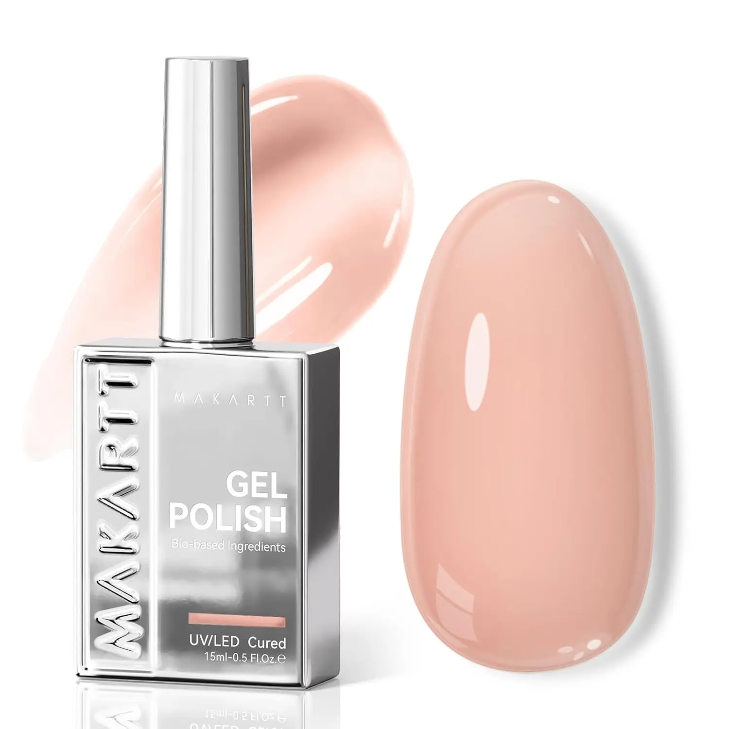 Makartt 15ML Hema-Free Jelly Nude Gel Polish Bright Neutral Sheer Translucent Effect Soak Off UV LED Nail Art Manicure DIY Salon
Makartt 15ML Hema-Free Jelly Nude Gel Polish Bright Neutral Sheer Translucent Effect Soak Off UV LED Nail Art Manicure DIY Salon